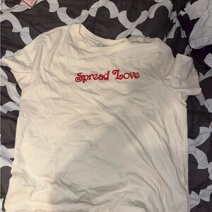 Spread Love off white forever 21 tee